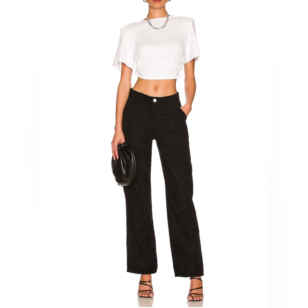 NWT Superdown Willow Cargo Pant in Black Size Small